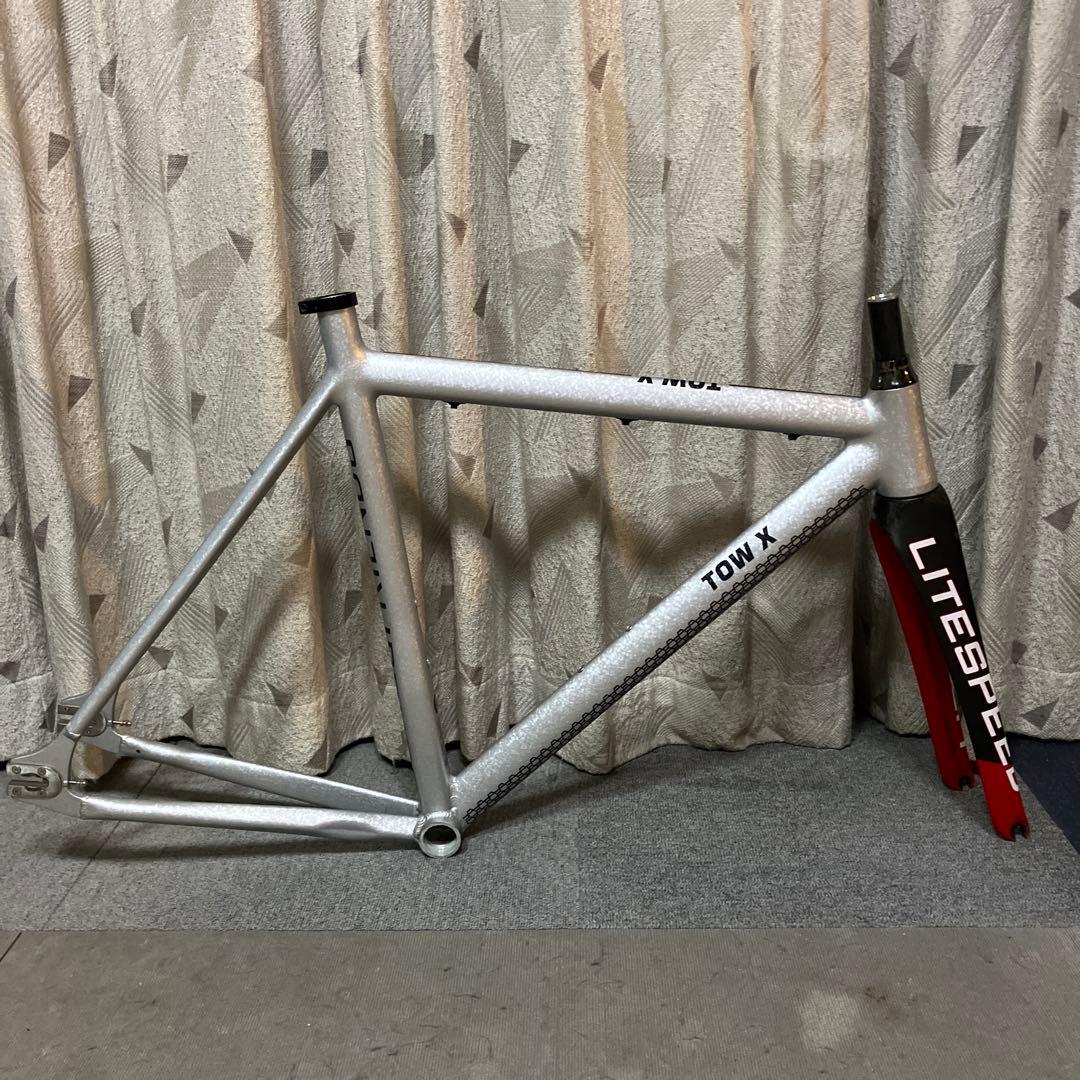 お値下げ！シングルスピードバイク　ピスト　フレームセット　中古品