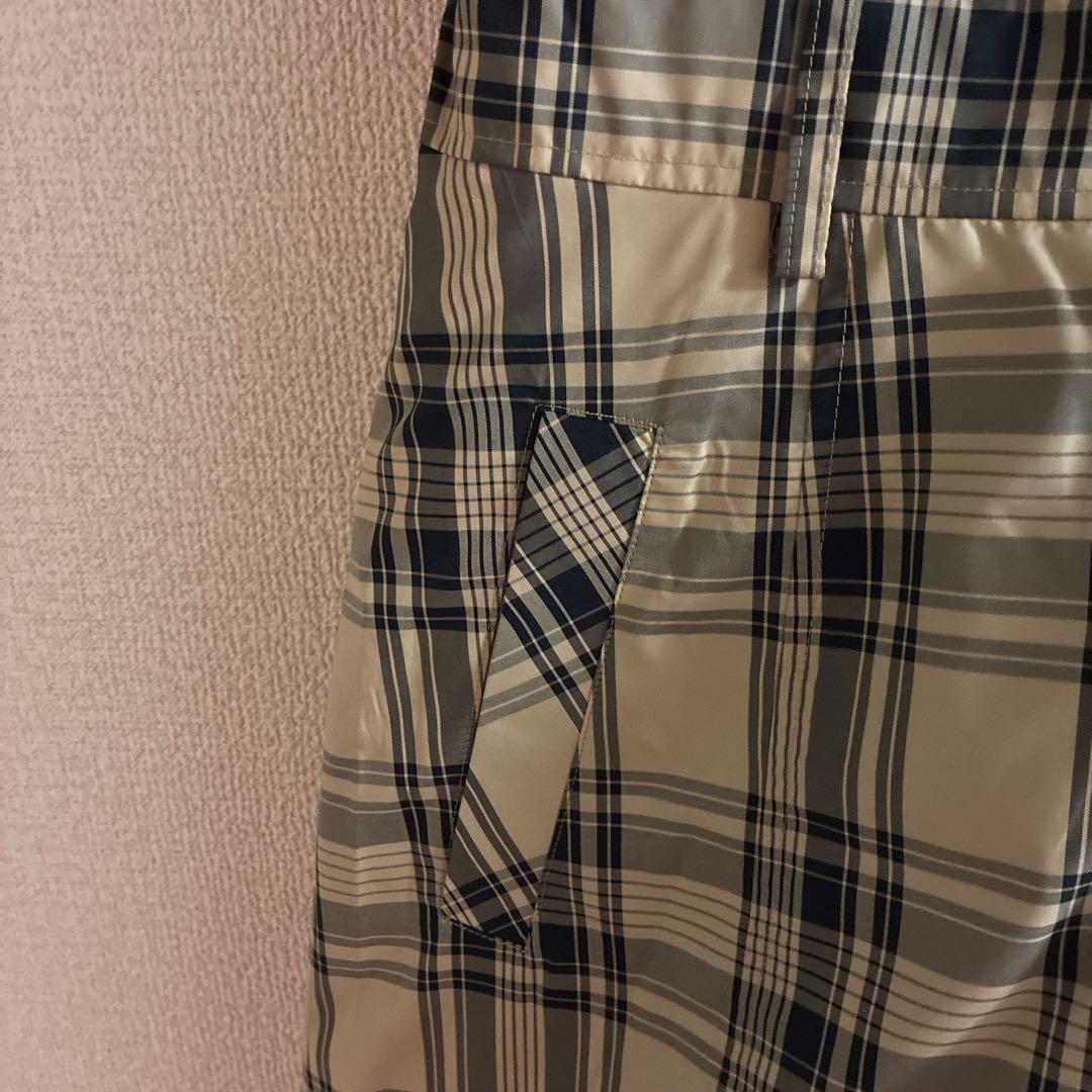 JUN&ROPE リバーシブル中綿ワンピース　ロングベストL ボア　キルティング