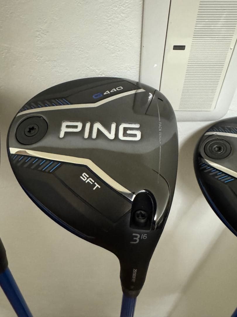 PINGG440SFTフェアウェイウッド3W 5W 7WALTA JCBブルーS