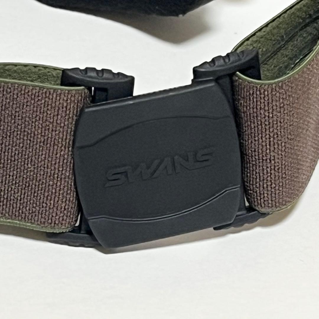 【未使用級美品】RACAN スキー　スノーボード　ゴーグル SWANS