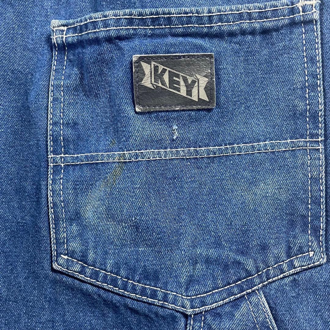 KEY W38 ペインターパンツ ワークパンツ デニム フェード