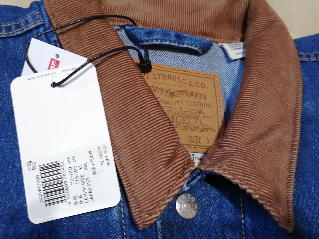新品 Levi's XLサイズ ウエスタンショートホーントラッカー