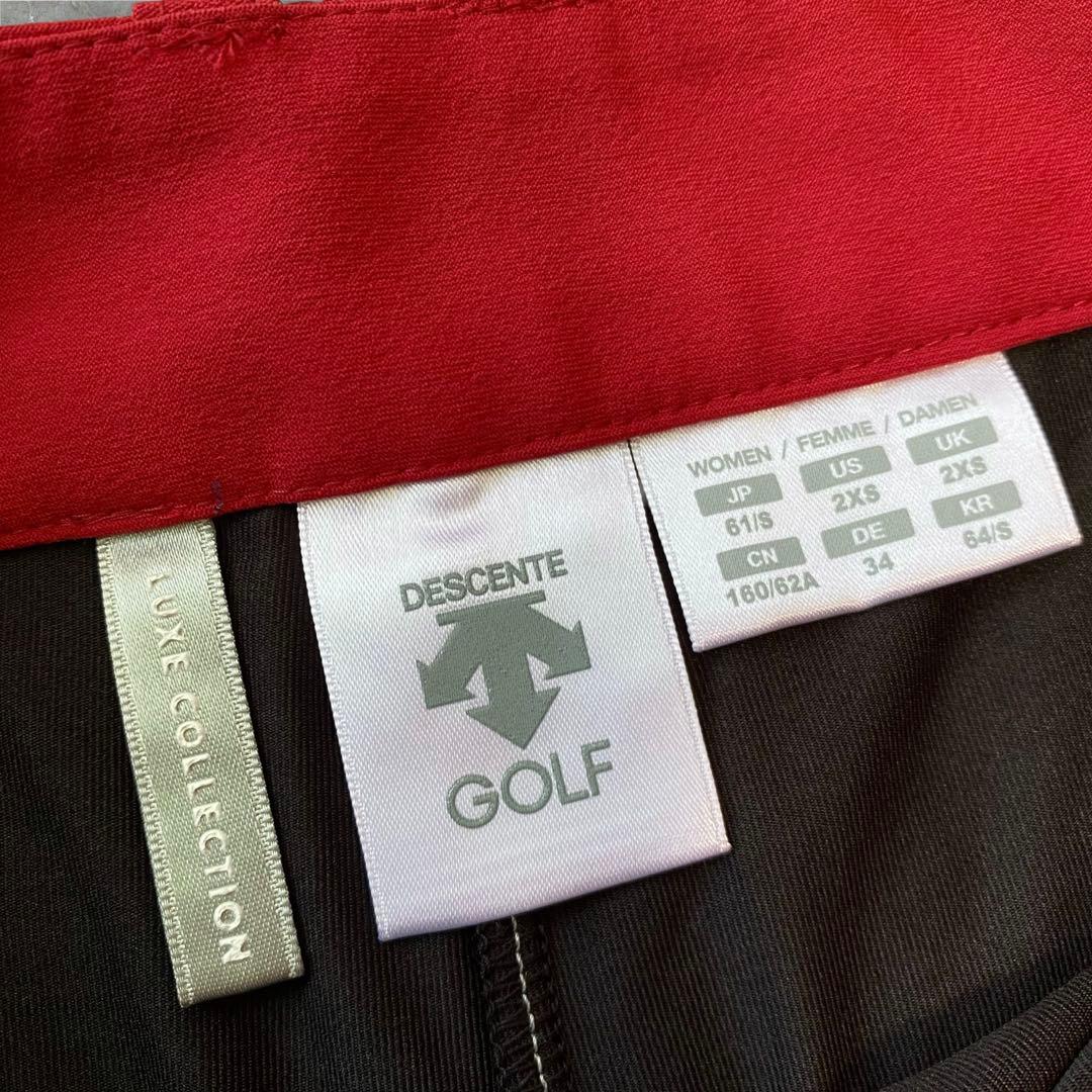 美品！　DESCENTE GOLF LUXE ボックスプリーツスカート　S