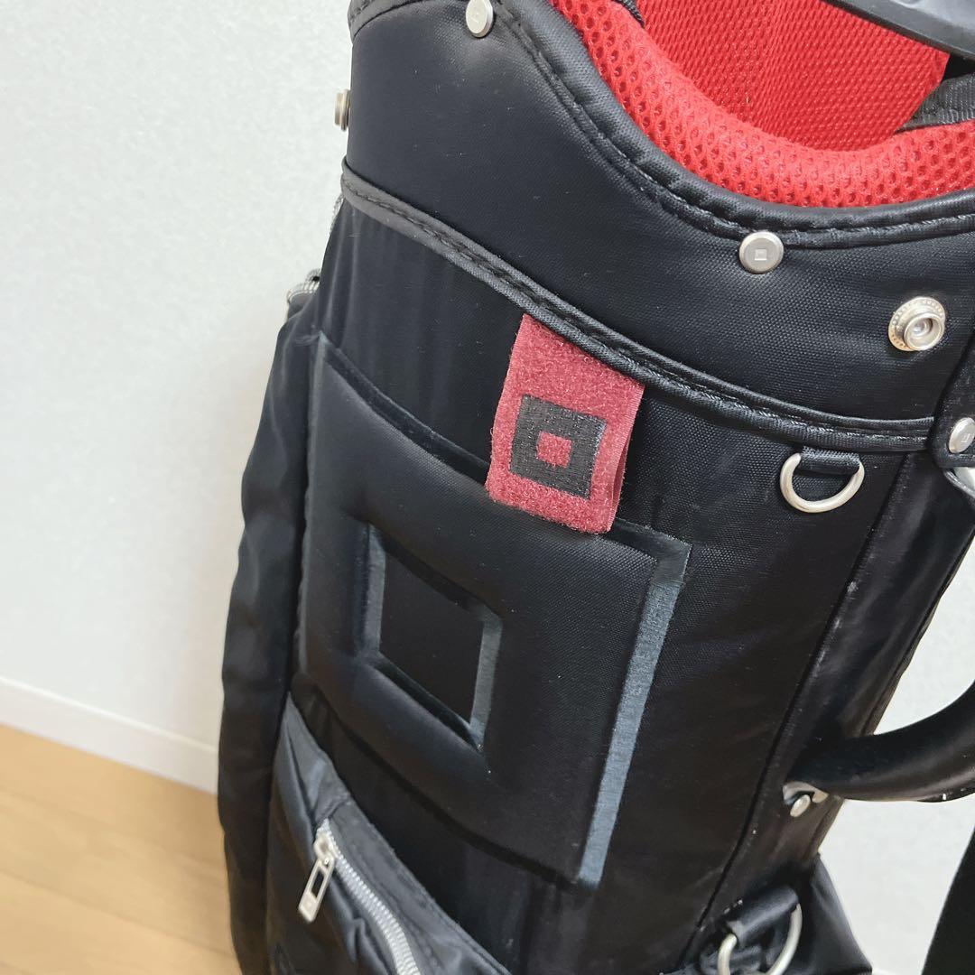 K112 onoff オノフ ナイロンツイルブラック キャディバッグ