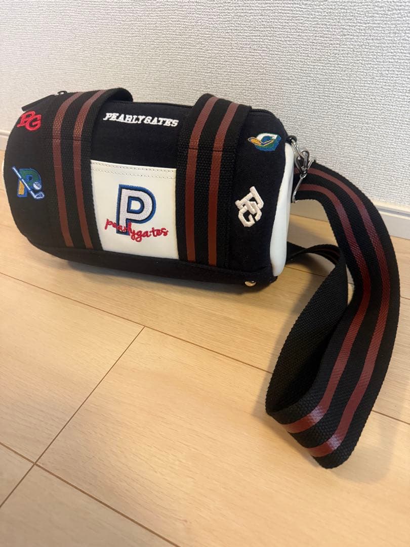 PEARLYGATES カートバッグ　カレッジワッペンシリーズ　2WAY
