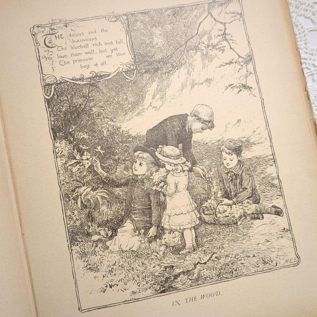 稀少1893アーネストニスター絵本 児童書 洋書 ヴィクトリアン アンティーク