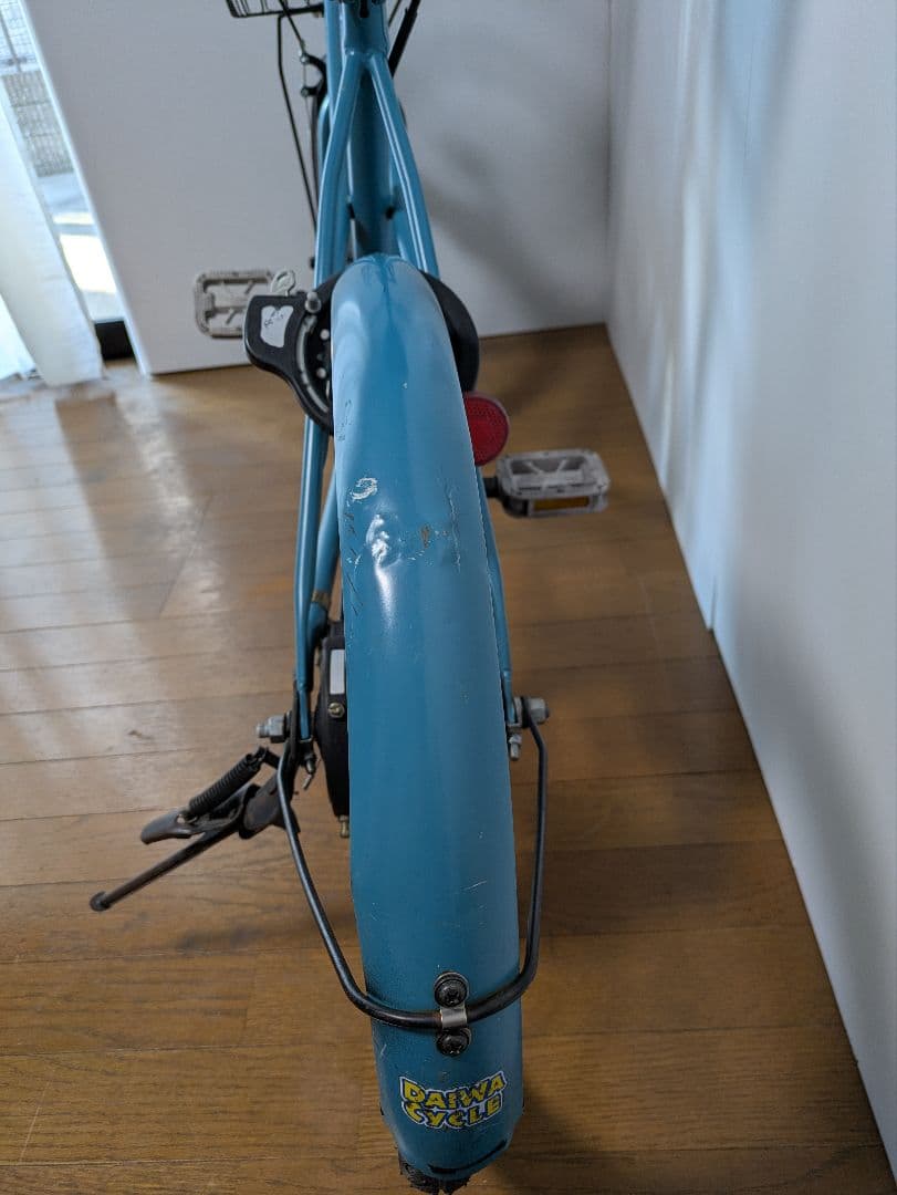 タイヤ前後・ライト新品】DAIWA CYCLE 20インチ 自転車 ブルー