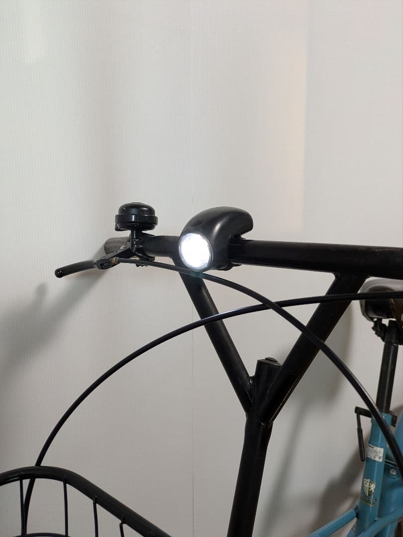 タイヤ前後・ライト新品】DAIWA CYCLE 20インチ 自転車 ブルー