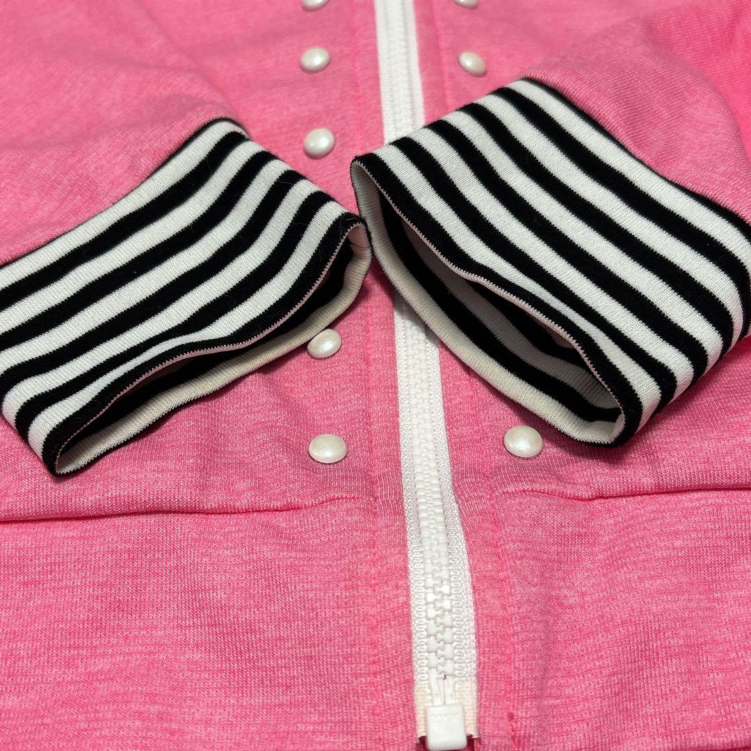 archivio アルチビオ ゴルフウェア　ジップジャケット　38 ピンク　白