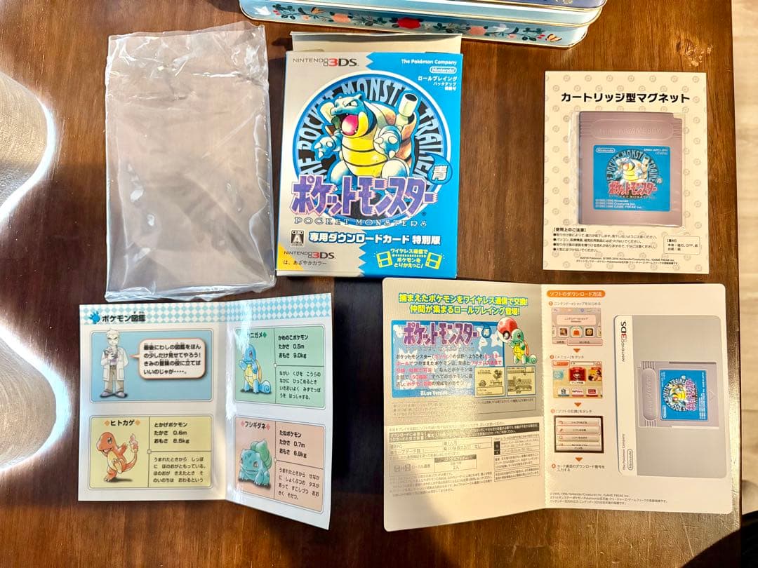 ポケットモンスター 青 3DS 専用DLカード特別版 DL期限切 美品 ポケモン