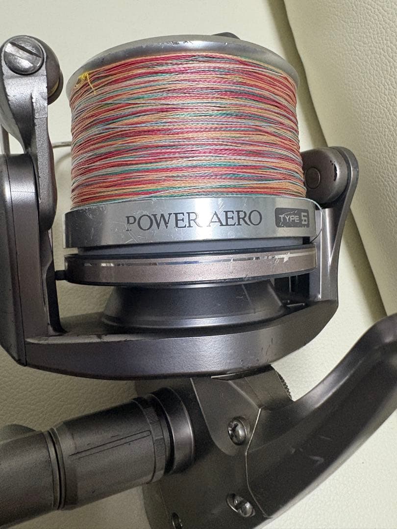 中古リール5台セット おまけ新品バッカン 投げ釣り