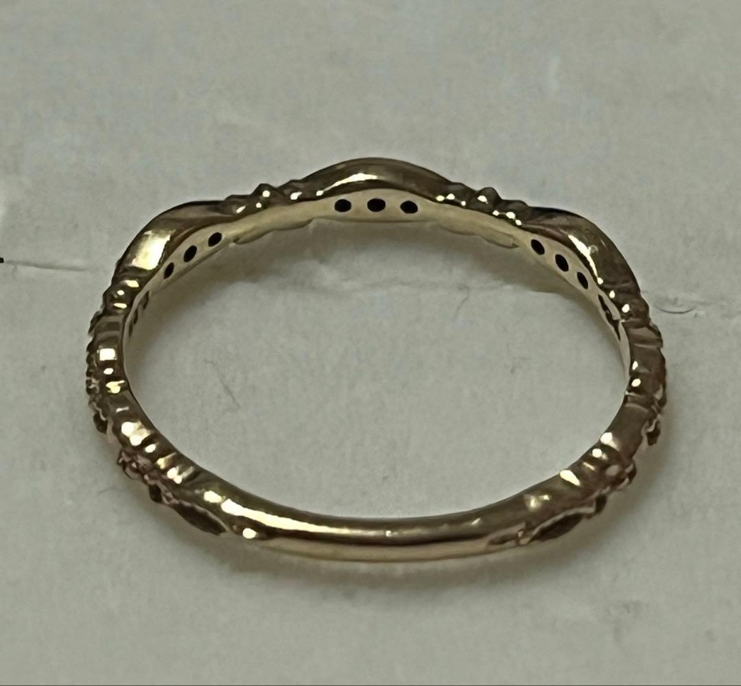 agete アガット　k10 ダイヤモンド　リング