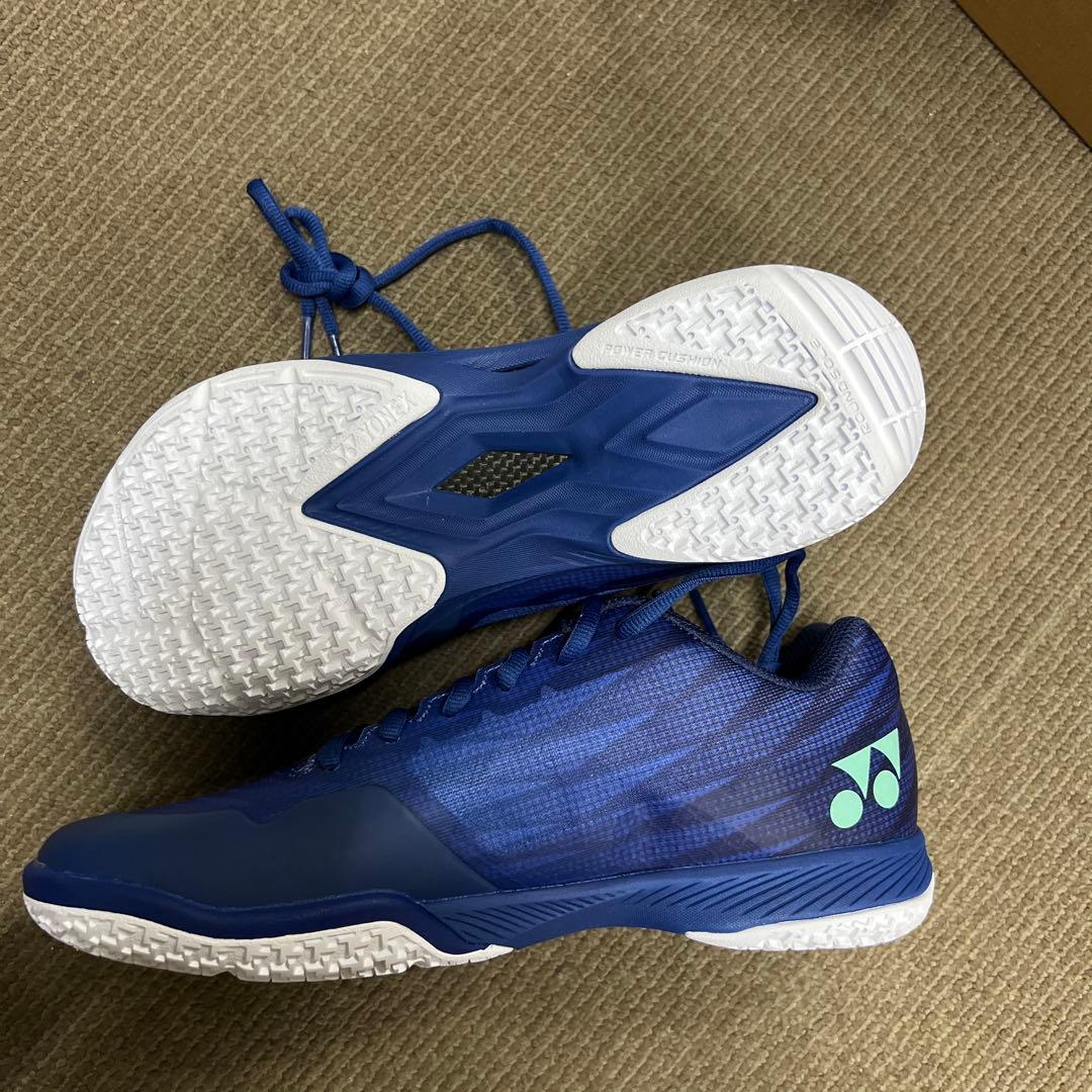 YONEX バドミントンシューズ SHBAZ2L 25.5 ネイビーブルー