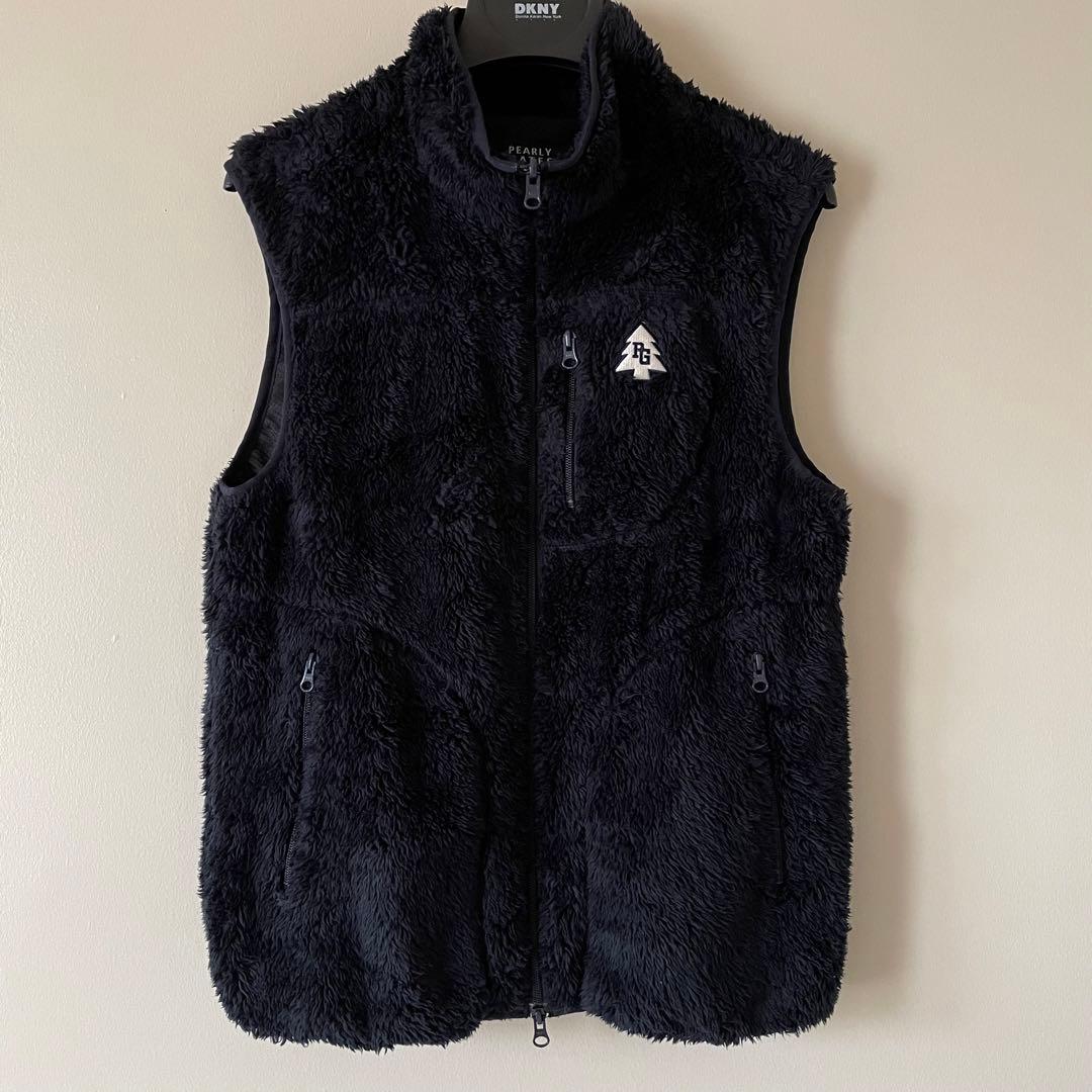 パーリーゲイツ　ベスト　ゴルフウェア　メンズ　5 ブラック