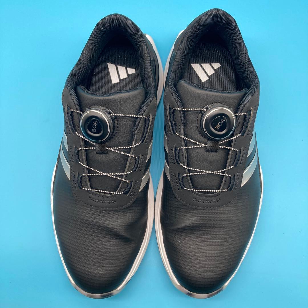 【未使用級】アディダスadidasゴルフシューズ BOA24.0cmレディース黒