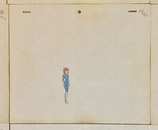 Nausicaä のナウシカのキャラクターが描かれたアニメ制作素材です