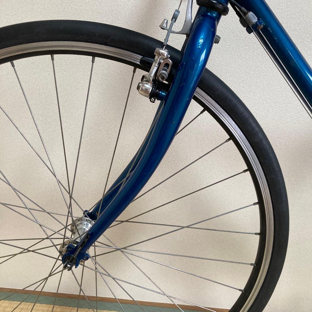 ANCHOR C9 シクロクロス クロモリ ブリヂストン 傷あり 実用車　青緑