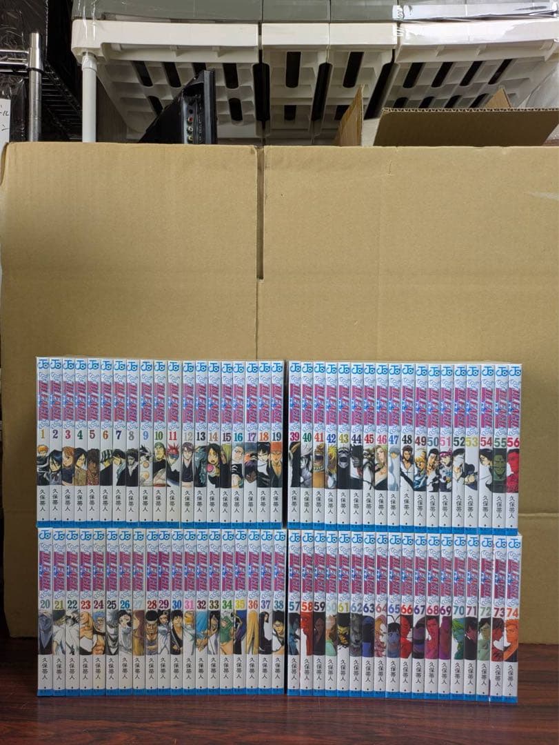 良品 BLEACH ブリーチ　全巻 漫画 送料無料　ヤケ少なめ