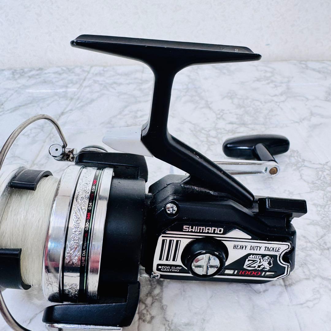 【美品・希少】シマノ スピニングリール MIG Z-1000 剛性抜群 オールド