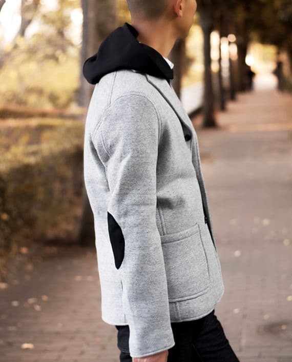 rough＆swell ラフ＆スウェルゴルフマジソンジャケットメンズSグレー