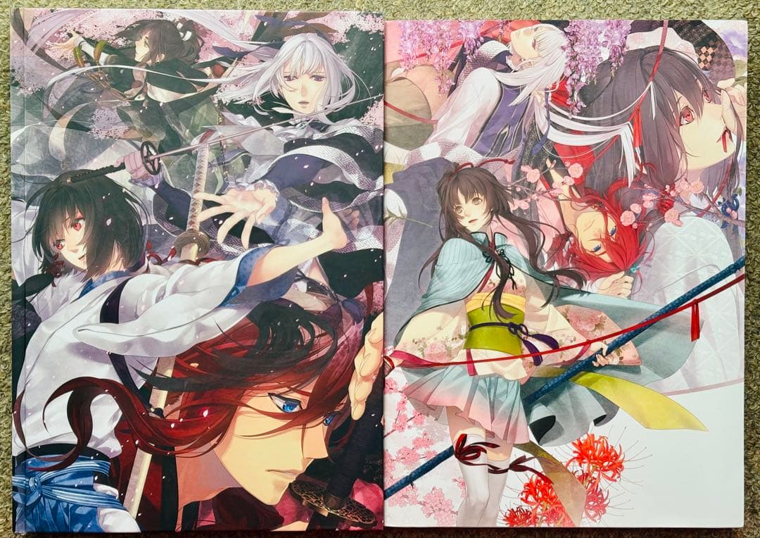 【美品】剣が君 和風伝奇絵巻 剣が君forV 和風伝奇絵巻 弐 画集