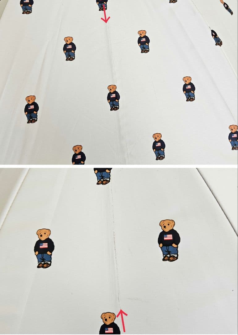 フォロー割　完売品　POLO　ポロラルフローレン　ポロベア　ホワイト　長傘