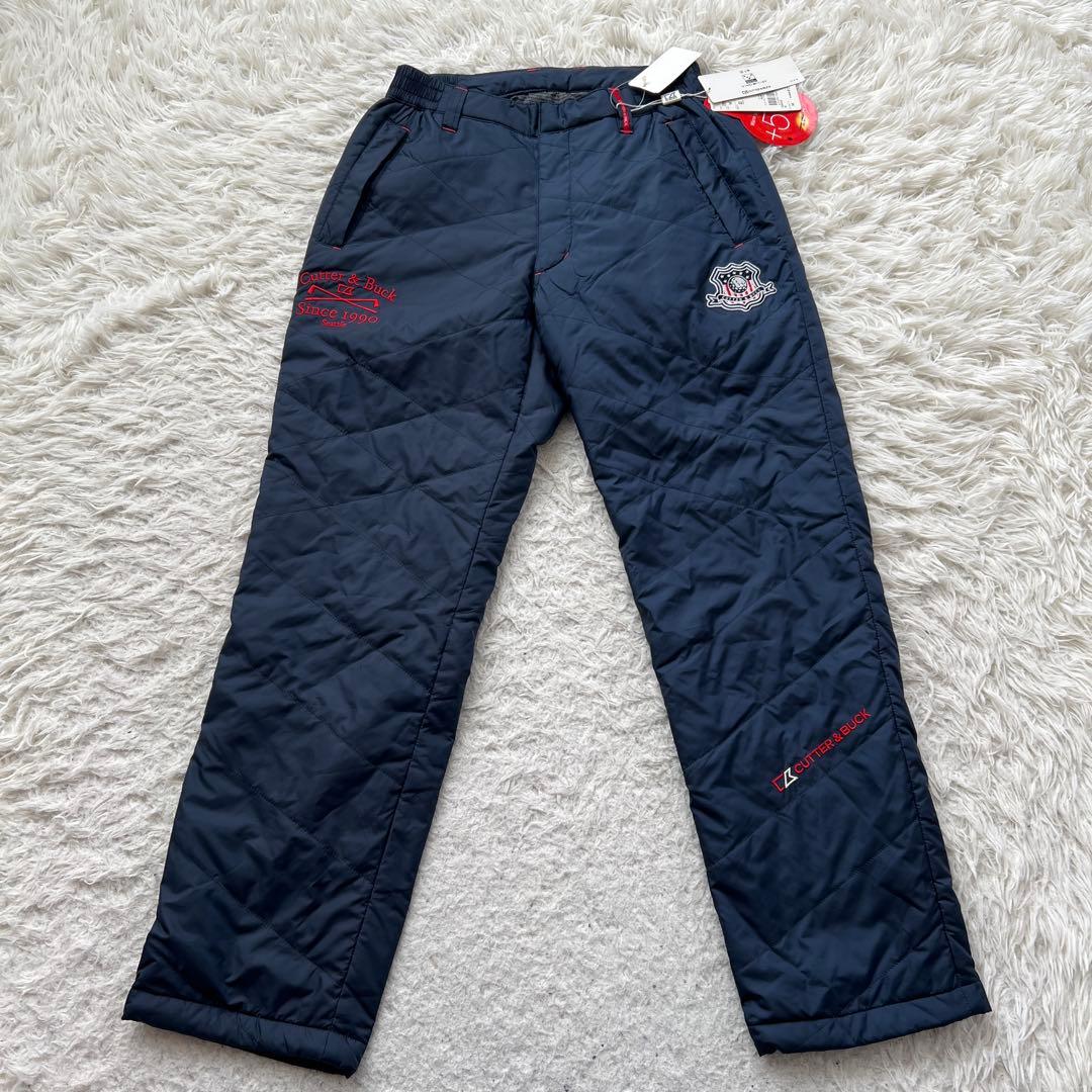 美品　Cutter&Buck タグ付き　ナイロン　中綿　セットアップ　撥水　刺繍