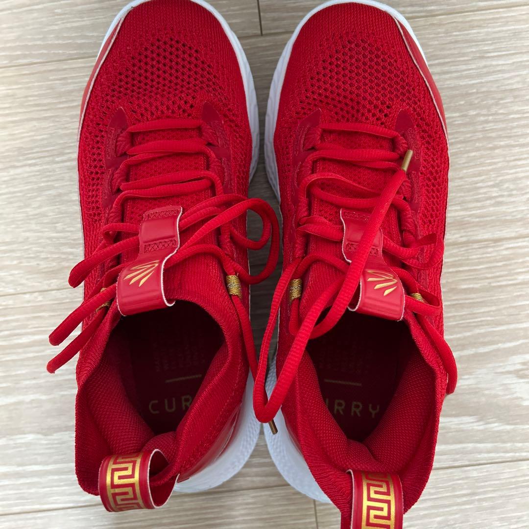 curry8 カリー8 フロー レッド バスケットボールシューズ　27cm