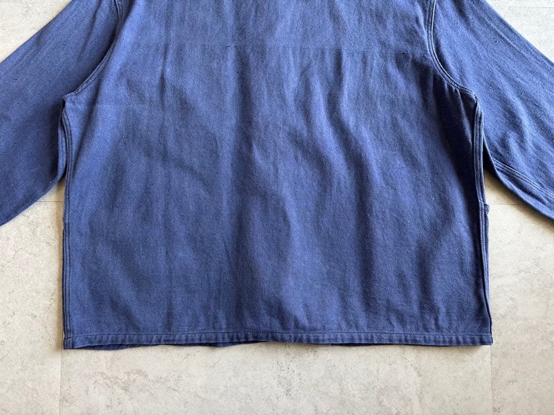 70s- ユーロワークジャケット 短丈 薄手 ネイビー