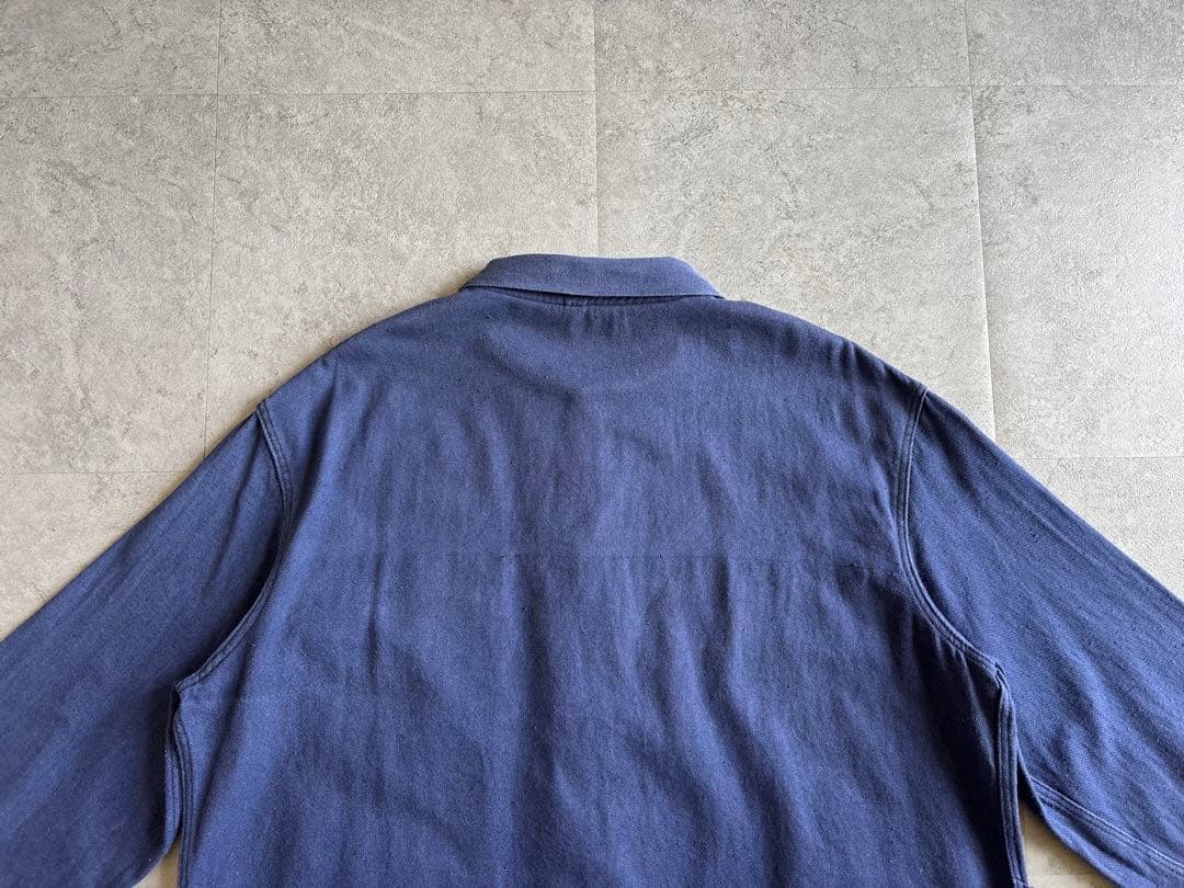 70s- ユーロワークジャケット 短丈 薄手 ネイビー