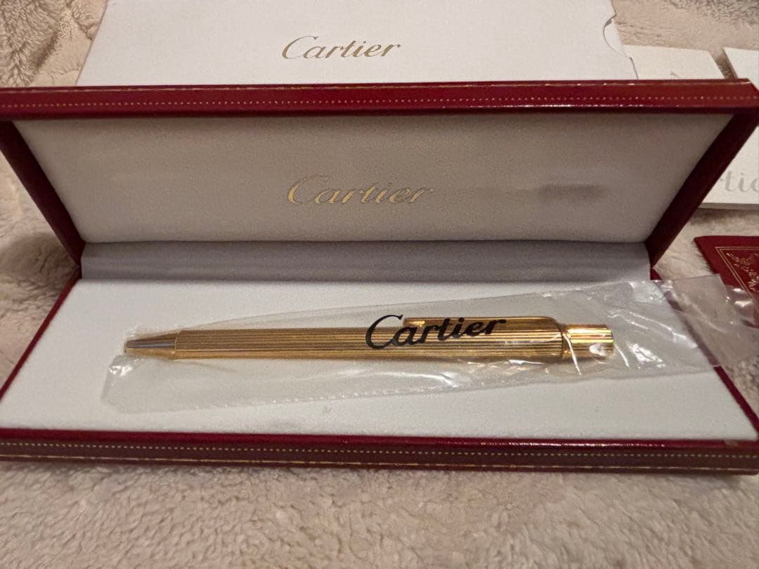 未使用 希少 Cartier ゴールド ボールペン