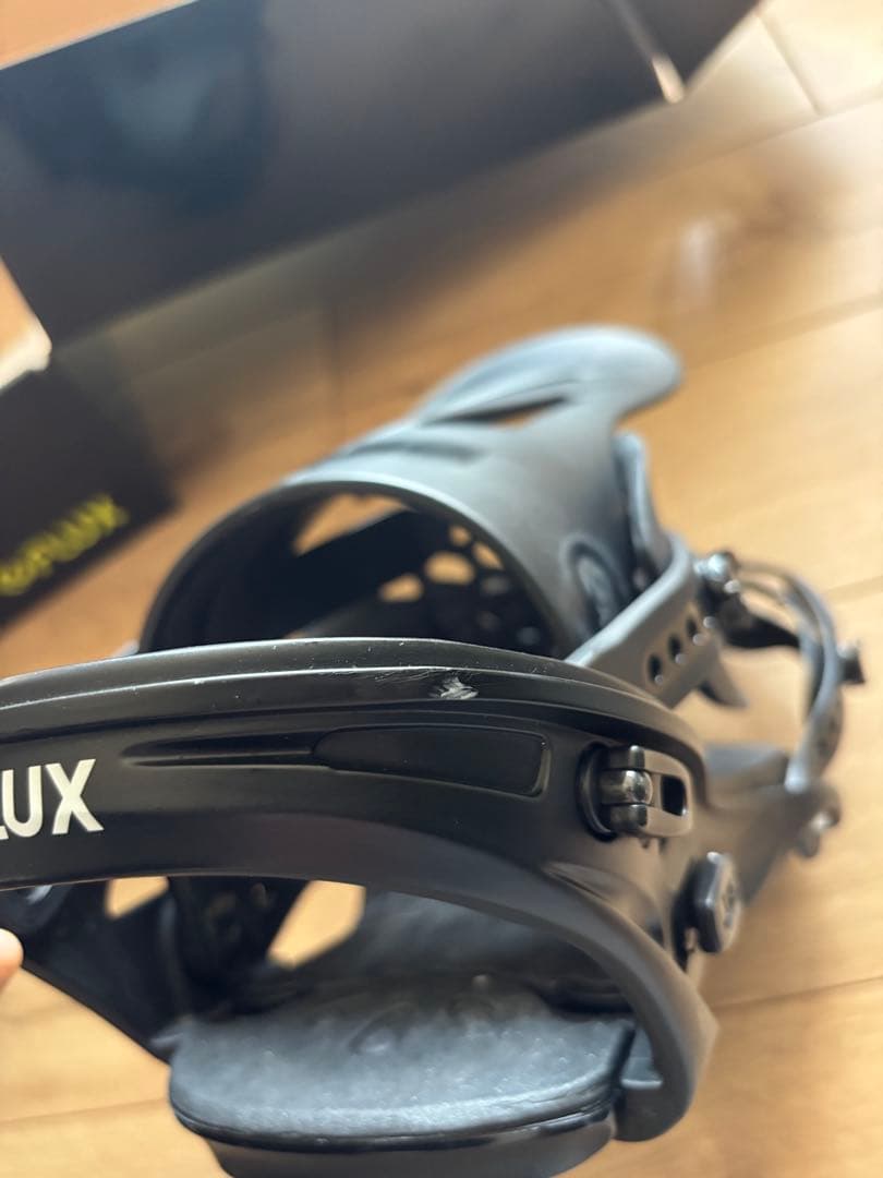 DSL M Black/White スノーボードビンディング