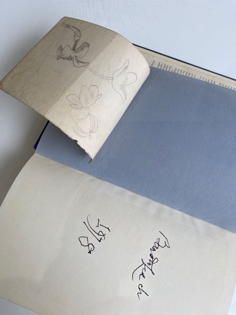 バーナード・リーチ ”Beyond East & West” 署名 自筆カード付