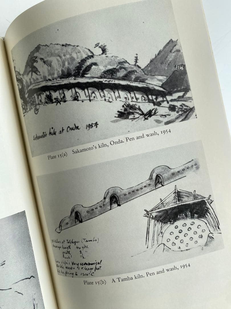 バーナード・リーチ ”Beyond East & West” 署名 自筆カード付