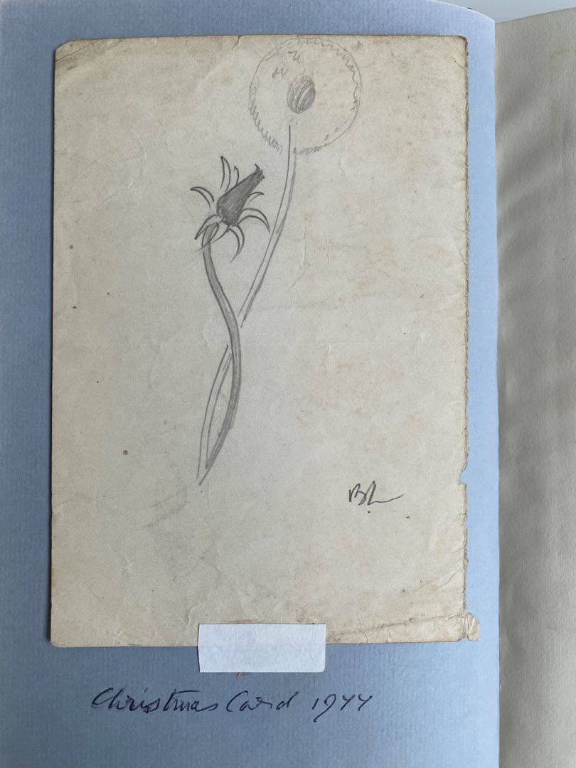 バーナード・リーチ ”Beyond East & West” 署名 自筆カード付