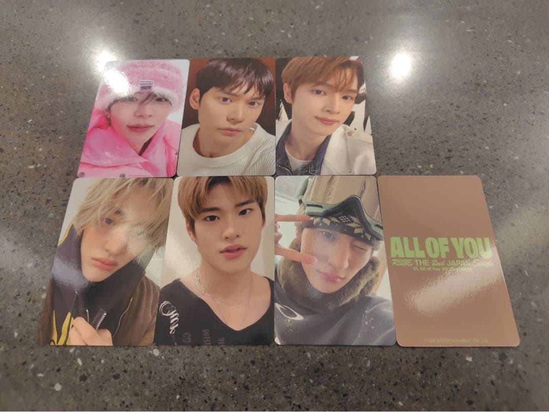 RIIZE All of You popup ユニバ コンプ 6枚 トレカ