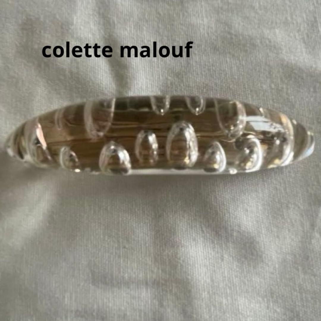 コレットマルーフ バレッタ 髪まとめ バブルドット