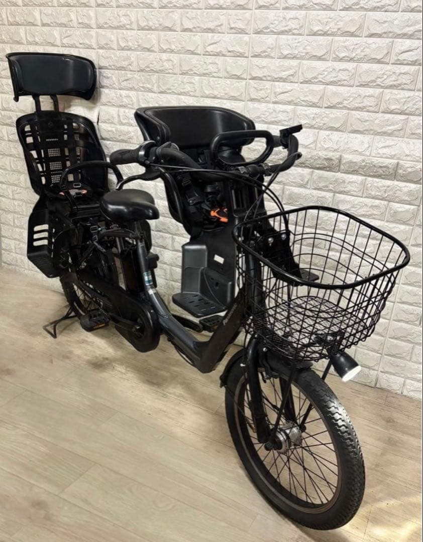 美品✨大容量バッテリー✨パナソニック ギュットアニーズ　子供乗せ電動自転車
