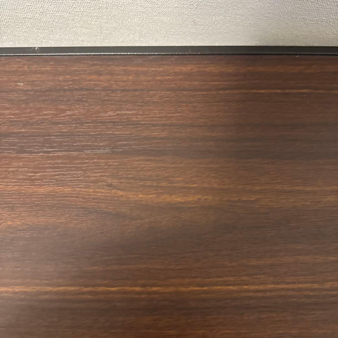 ルミナスノワール　TV台　3段　スチールラック キャスター付き