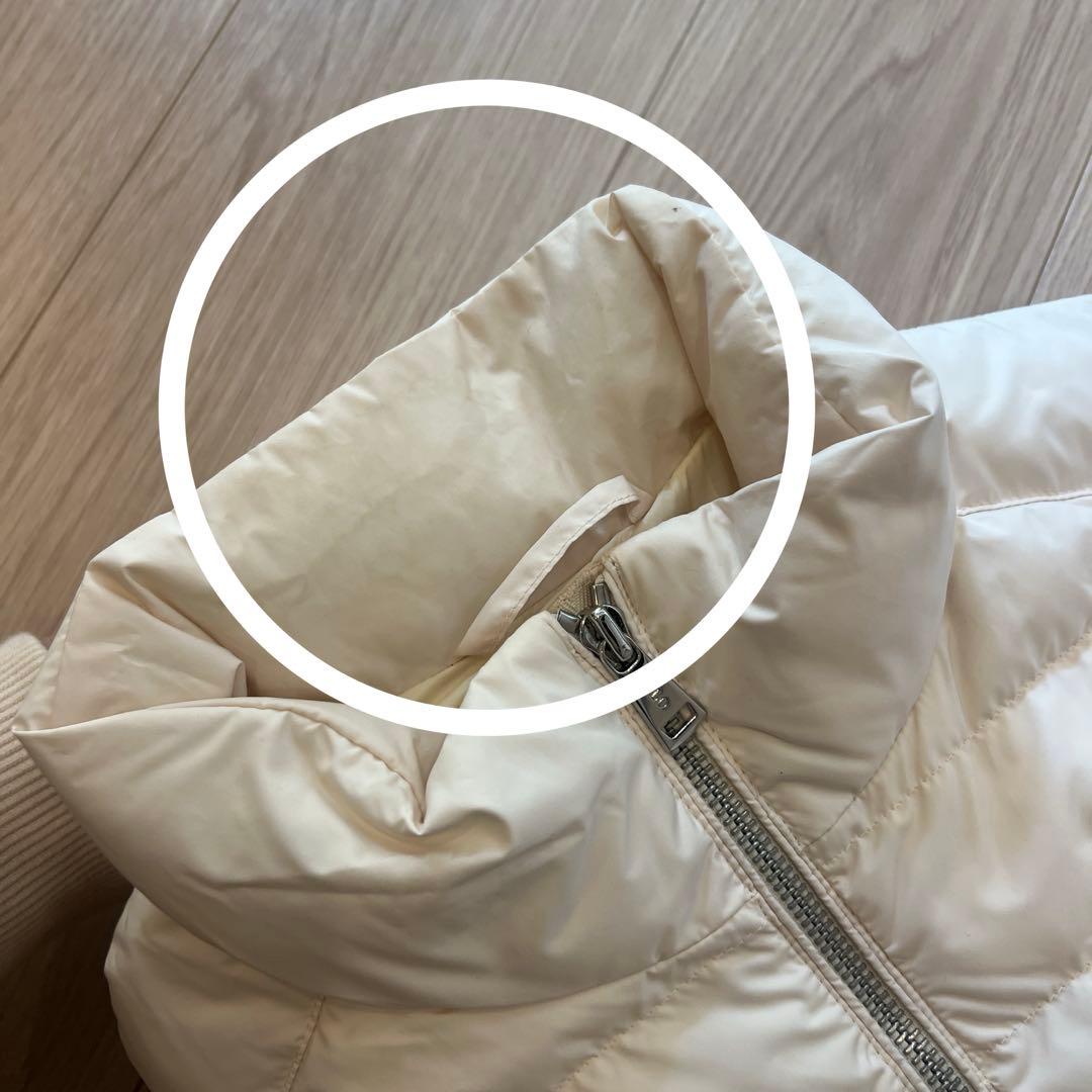 POLO ラルフローレン ダウンベスト S クリーム色