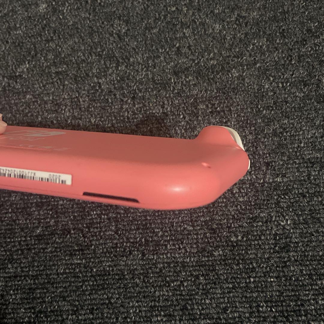 Nintendo Switch Lite 本体 箱付き 充電器 コーラル ピンク