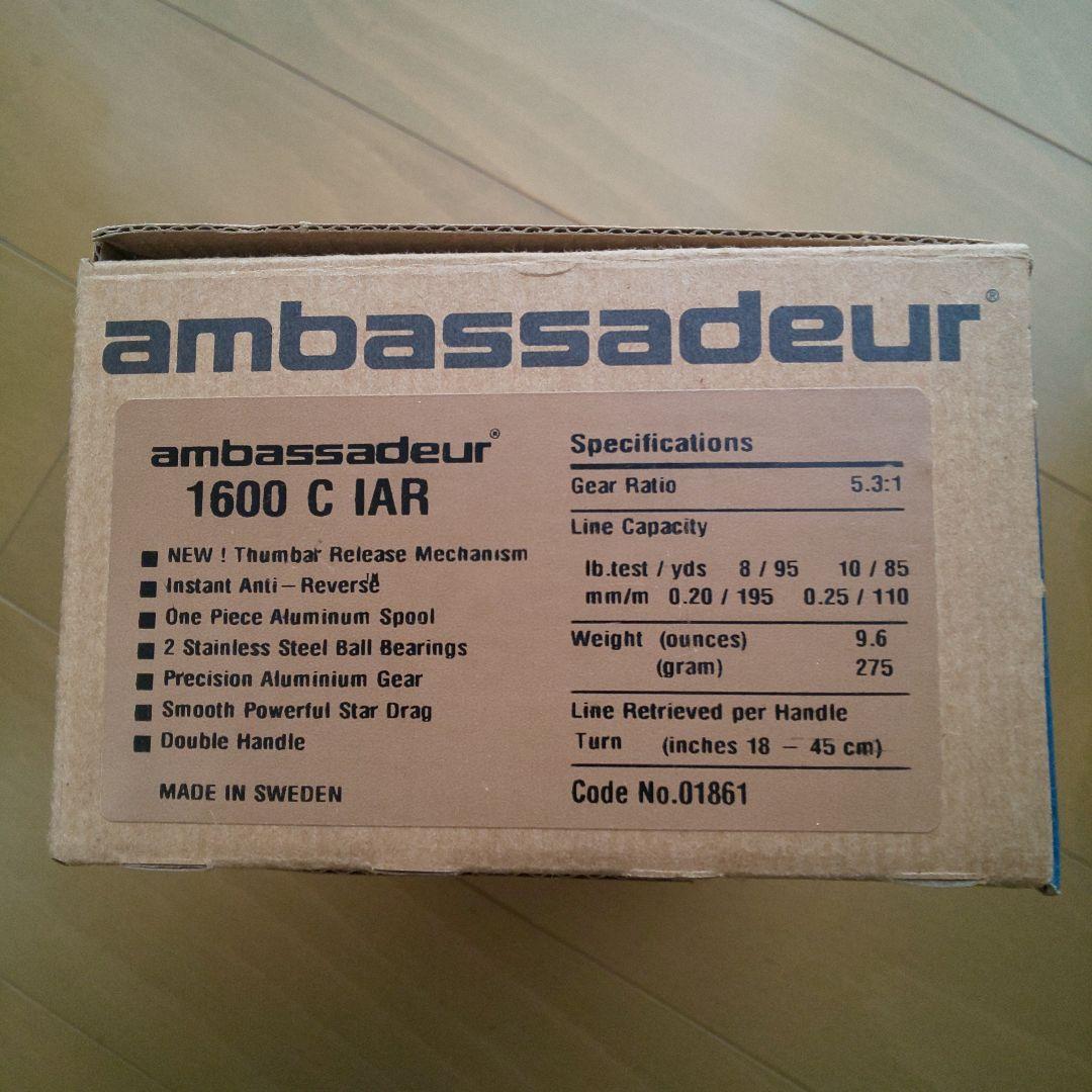 ABU アンバサダー 1600C IAR 実釣未使用 【美品】 箱あり