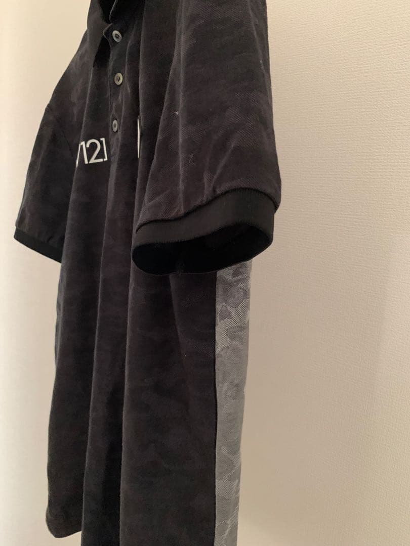 V12 ヴィトゥエルヴ　ゴルフポロシャツ　メンズ　M カモフラ　春夏秋　吸汗速乾