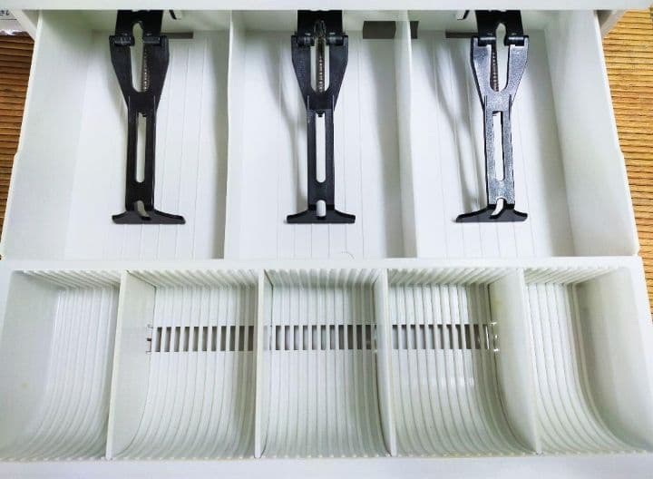 クローバーレジスター JET-670スキャナ付き　PC連携送料込　111555