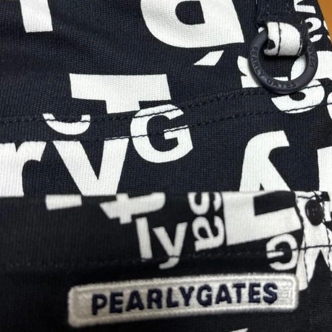 極美品 パーリーゲイツ 2022年 ロゴ総柄 ストレッチパンツ Lサイズ