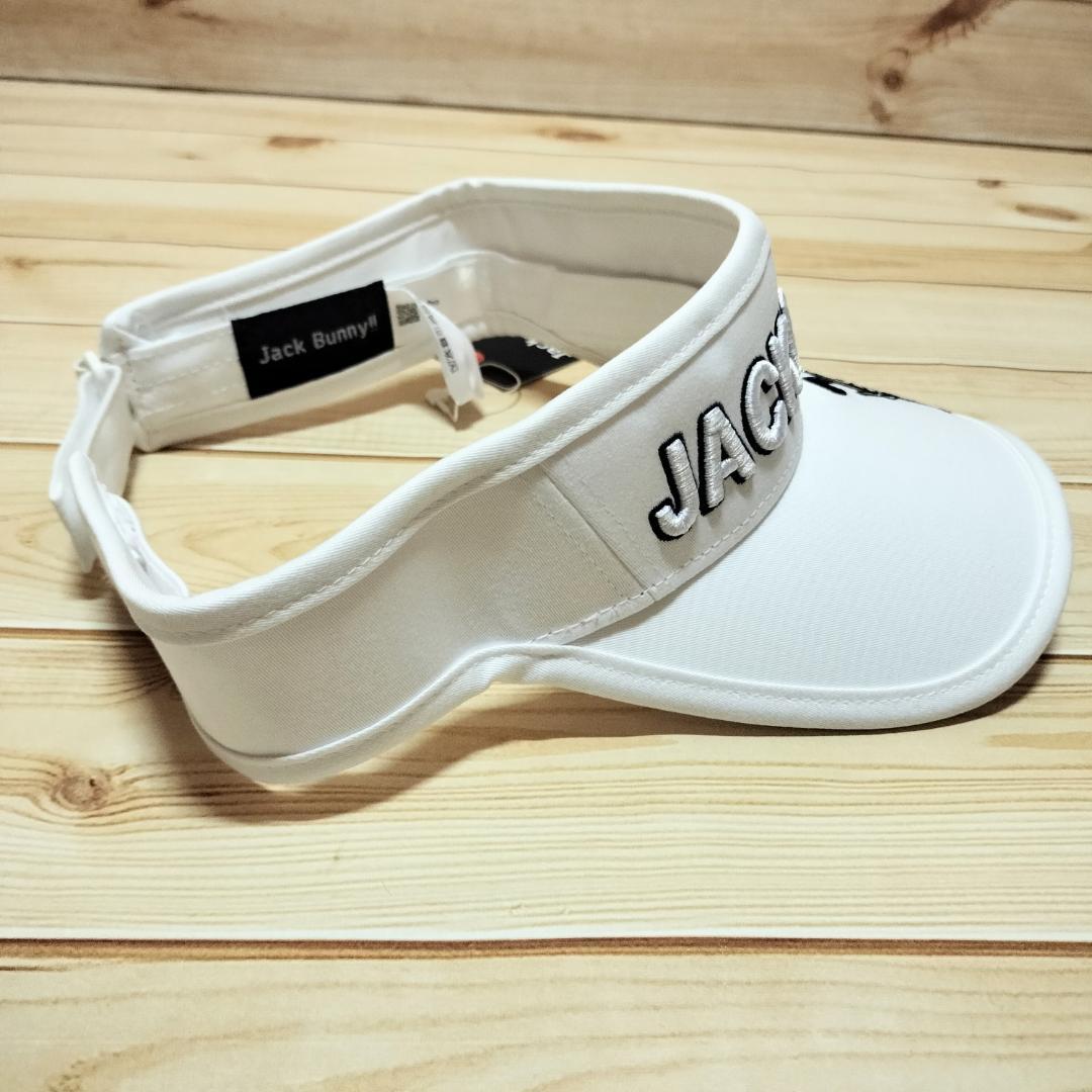 新品☆ジャックバニー ドラえもん コラボ サンバイザー ゴルフ ホワイト