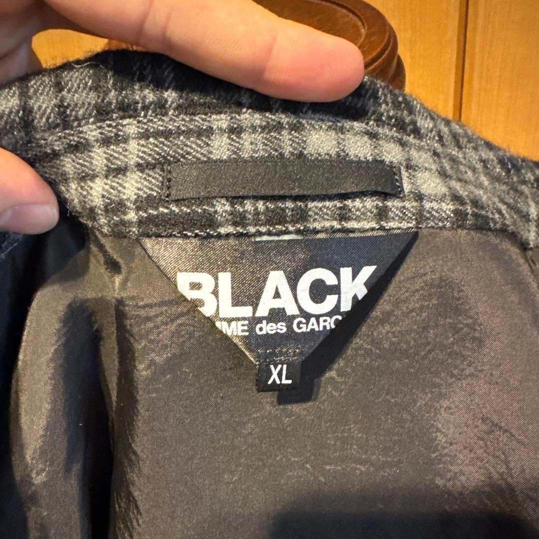 ブラックコムデギャルソン ライダースジャケット XL