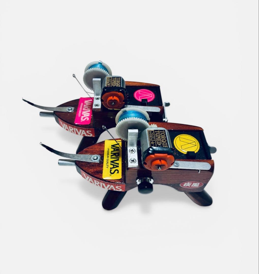 【疾風】電動リール2台セット（左右スイッチ)