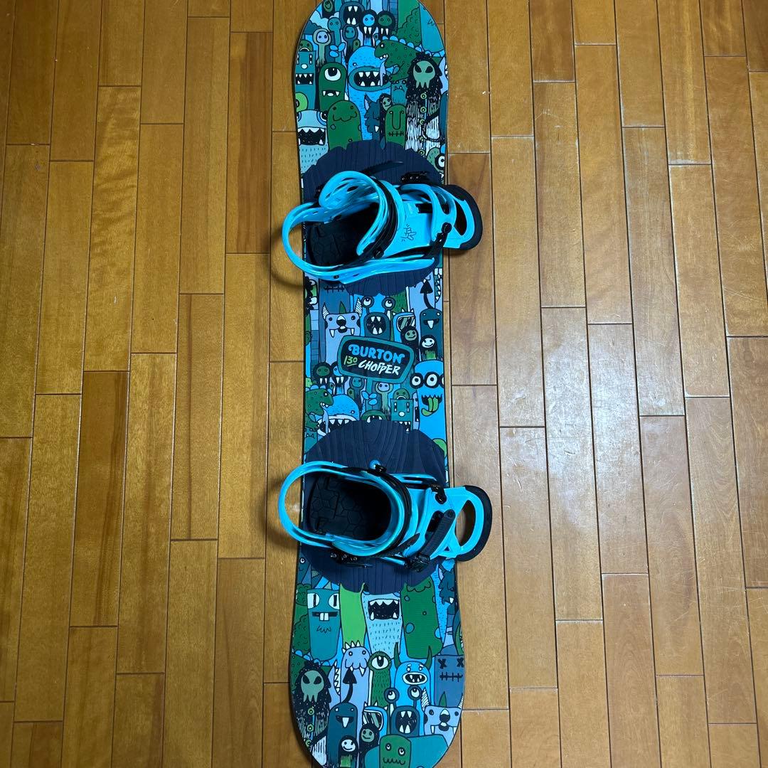 【キッズ】BURTON スノーボード3点セット 板130cm ブーツ23cm
