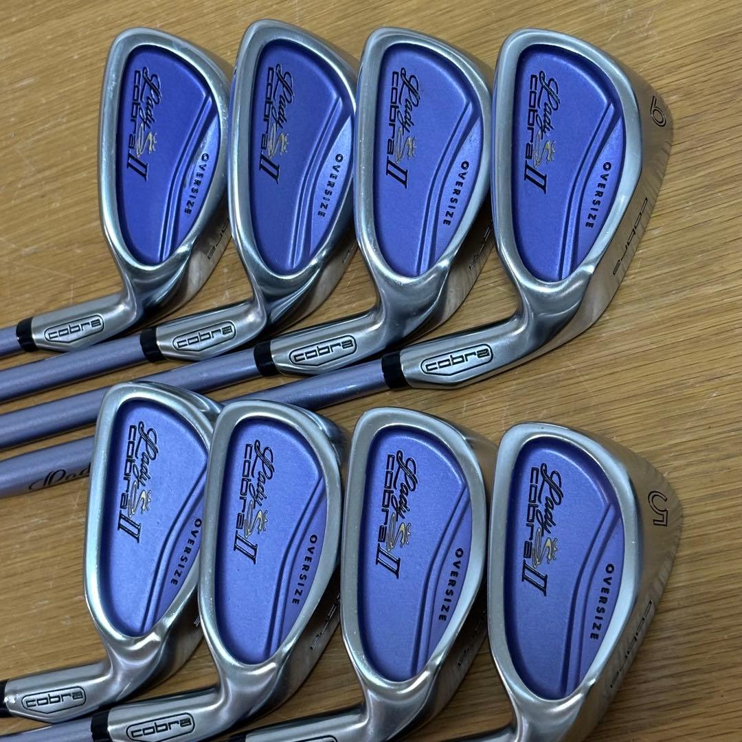 初心者必見！Lady cobraⅡ レディコブラ レディース アイアン8本セット